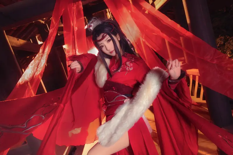 弥音音ww - NO.012 古代红袍 – 004.webp