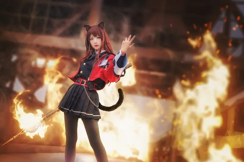 弥音音ww - NO.017 明日方舟 天火 – 002.webp