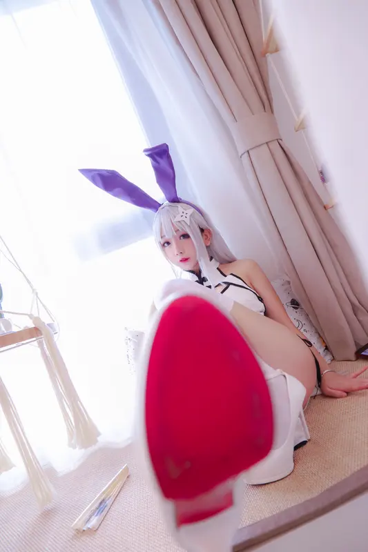 日奈娇 NO.009 白旗袍 – 034.webp