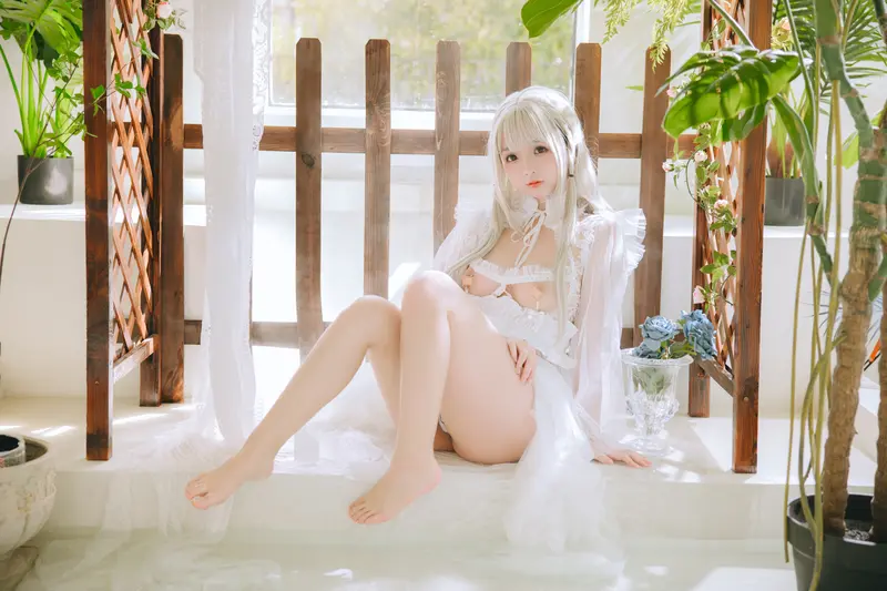 日奈娇 NO.136 白纱衣 – 046.webp