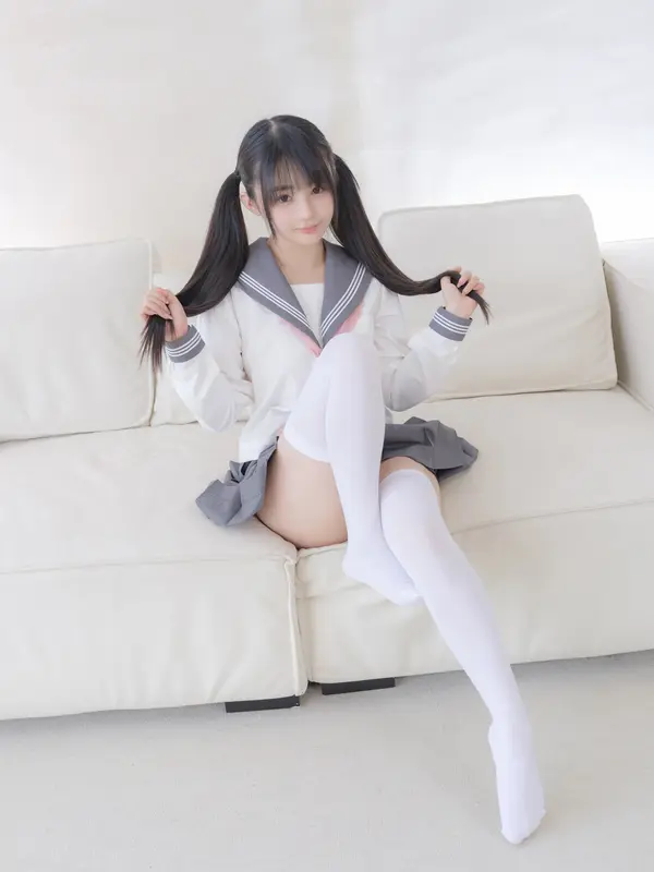 桜井宁宁 NO.084 双马尾白丝JK – 027.webp