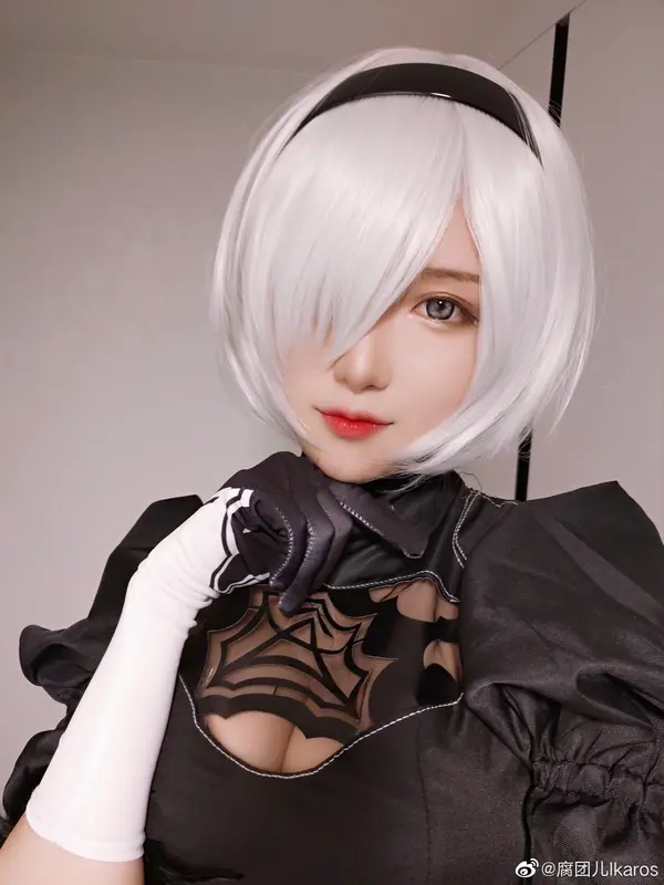 腐团儿Ikaros-NO.028-Cosplay尼尔机械纪元#2B – 003.webp